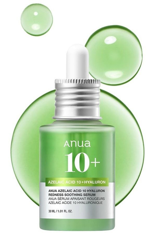 سرم آنوا مدل Azelaic Acid 10% + Hyaluron حجم 30 میلی لیتر