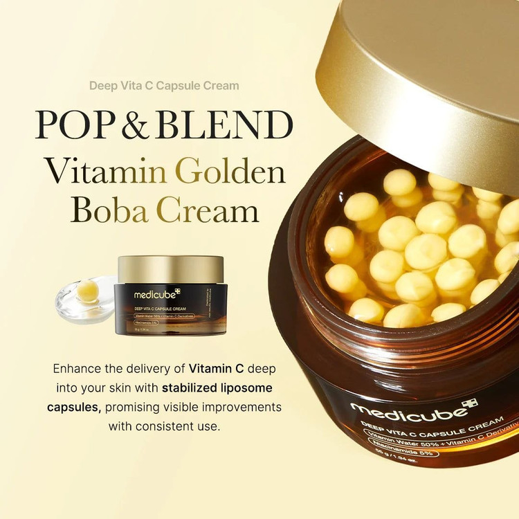کرم کپسولی ویتامین سی مدی کیوب - Medicube Deep Vita C Capsule Cream